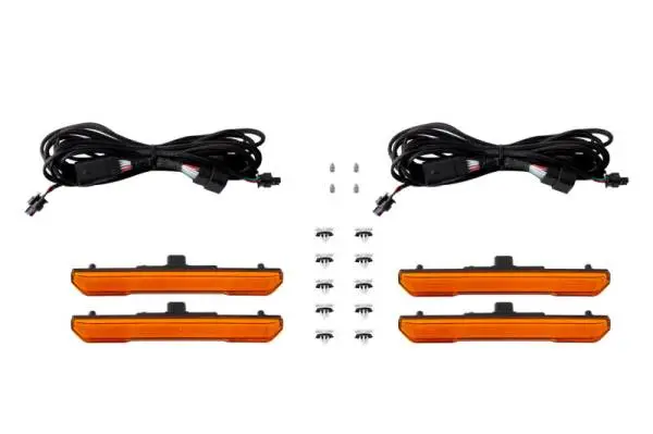Diode Dynamics 2024 GMC Sierra/Canyon LED Sequential Sidemarkers - Amber
