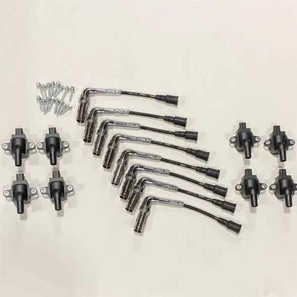 Ford Racing 20-22 Super Duty 7.3L Gas Ignition Coil & Wire - Set of 8