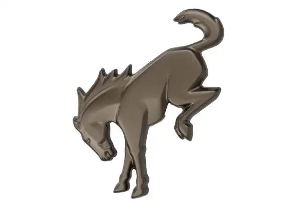 Ford Racing 2021+ Bronco Rear Emblem Overlay - Bronze image 2