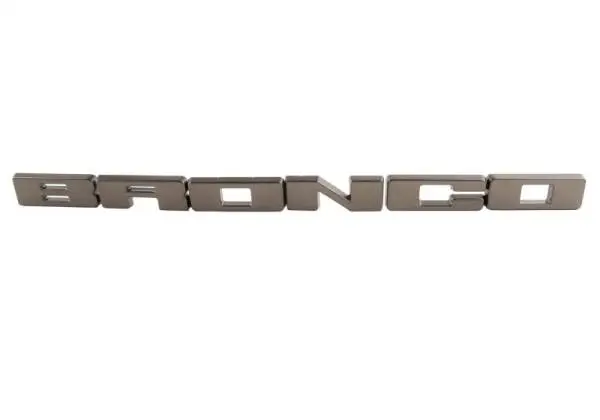 Ford Racing 2021+ Bronco Grille Lettering Overlay Kit - Bronze image 2
