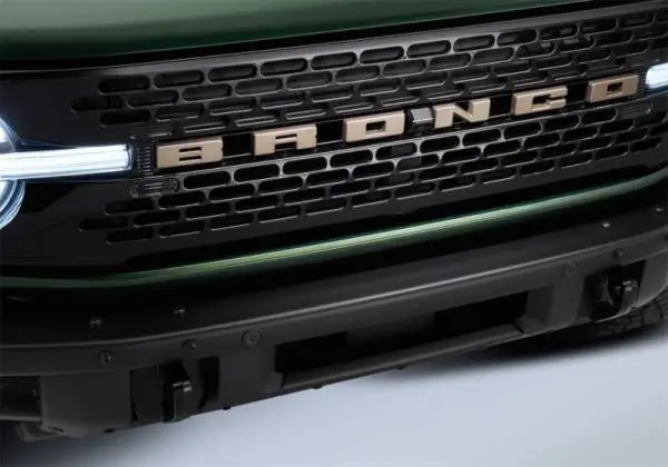 Ford Racing 2021+ Bronco Grille Lettering Overlay Kit - Bronze image 4