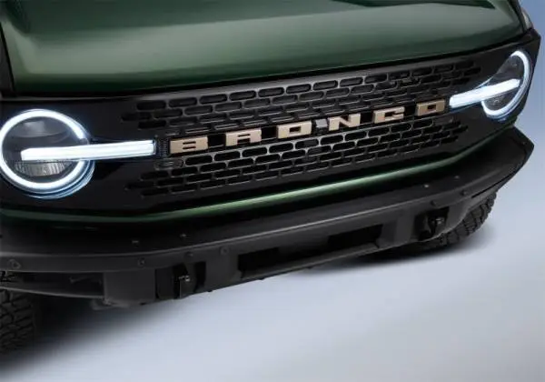 Ford Racing 2021+ Bronco Grille Lettering Overlay Kit - Bronze image 6