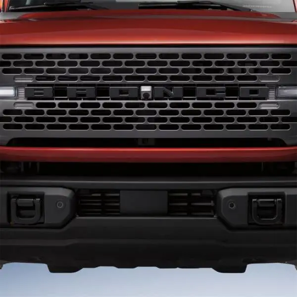 Ford Racing 2021+ Bronco Grille Lettering Overlay Kit - Black image 4