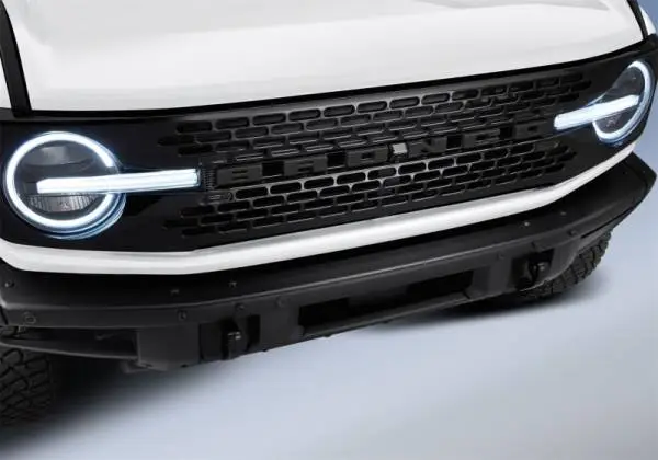 Ford Racing 2021+ Bronco Grille Lettering Overlay Kit - Black image 5