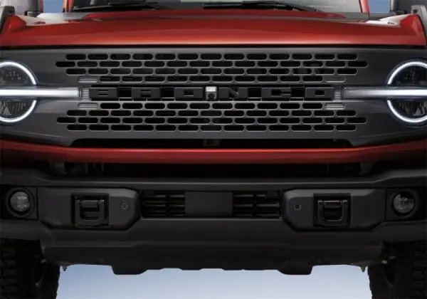 Ford Racing 2021+ Bronco Grille Lettering Overlay Kit - Black image 6