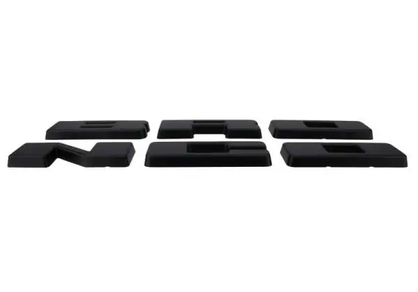 Ford Racing 2021+ Bronco Grille Lettering Overlay Kit - Black image 10