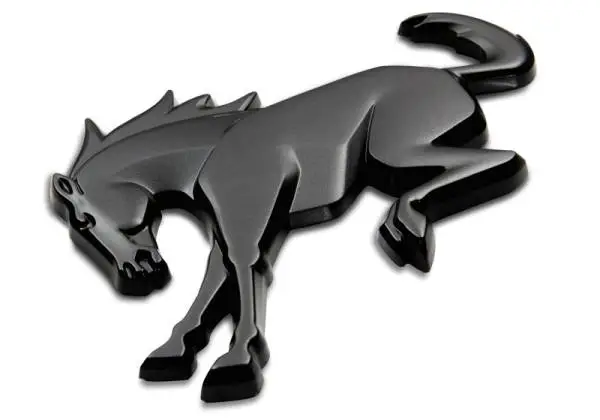 Ford Racing Bronco Rear Emblem - Matte Black image 2