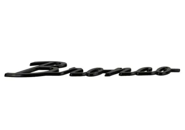 Ford Racing 21-24 Bronco Classic Script Fender Badge Kit - Gloss Black image 13