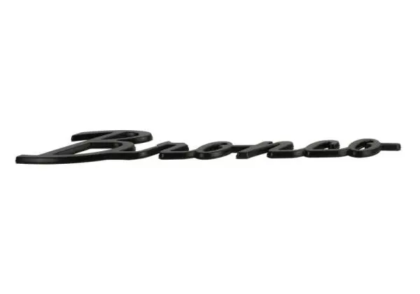 Ford Racing 2021+ Bronco Classic Script Fender Badges - Matte Black (Pair) image 6