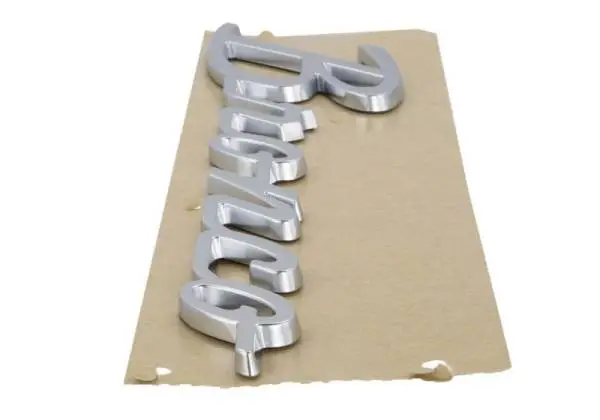Ford Racing 21-23 Bronco Script Fender Badge - Silver image 7