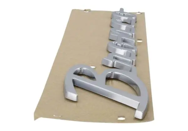 Ford Racing 21-23 Bronco Script Fender Badge - Silver image 13