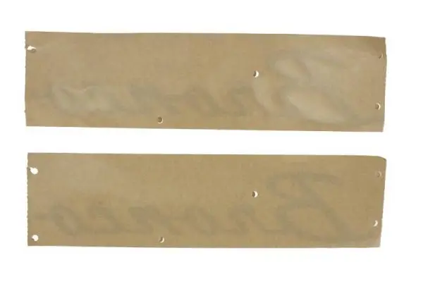 Ford Racing 21-23 Bronco Script Fender Badge - Silver image 16