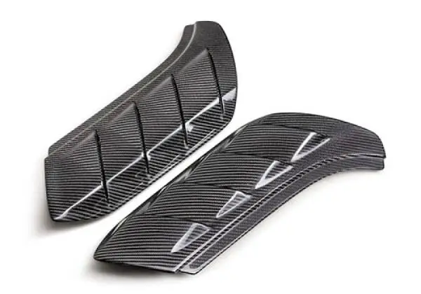 Ford Racing 22-24 Bronco Raptor 2x2 Twill Carbon Fiber Fender Vent Set- Gloss image 2