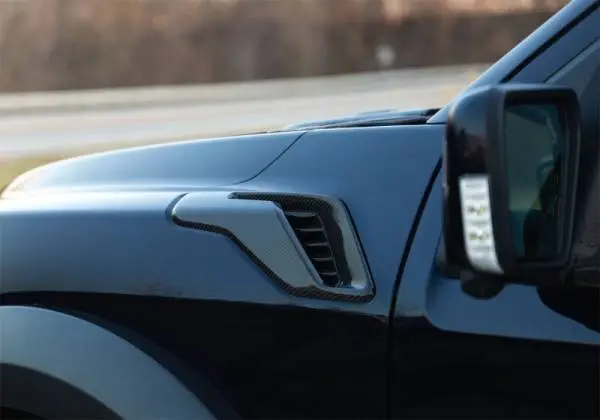 Ford Racing 21-24 F-150 Raptor Carbon Fiber Fender Vent Set - Gloss image 3