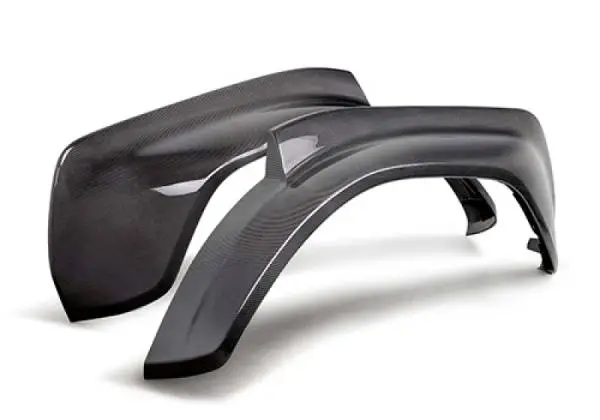 Ford Racing 22-24 Bronco Raptor Carbon Fiber Rear Fender Flare Set - Gloss image 3