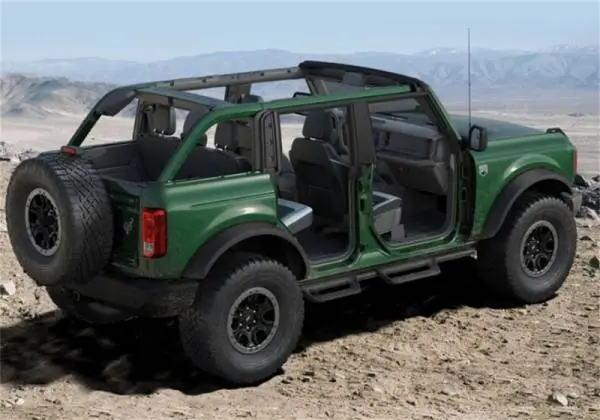 Ford Racing 21-23 Bronco 4 Door Off-Road Hoop Steps image 6