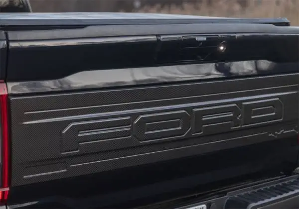 Ford Racing 21-24 Ford F150 Raptor Carbon Fiber Tailgate Panel - Gloss image 4