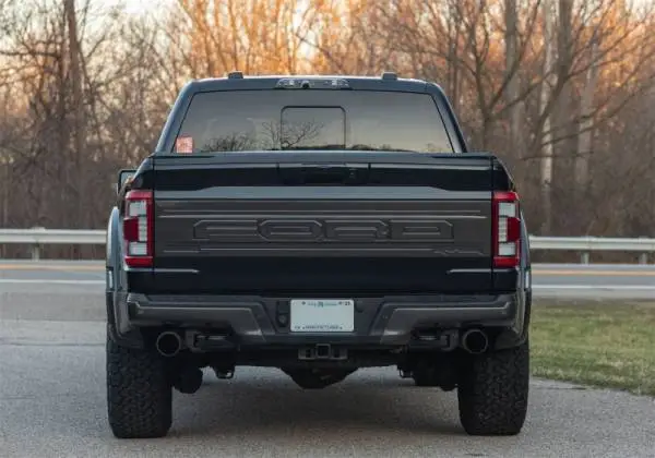 Ford Racing 21-24 Ford F150 Raptor Carbon Fiber Tailgate Panel - Gloss image 6