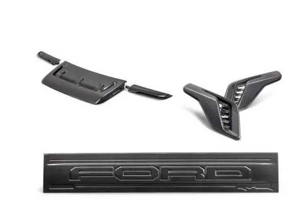 Ford Racing 21-24 Ford F150 Raptor Carbon Fiber Appearance Kit - Gloss image 2