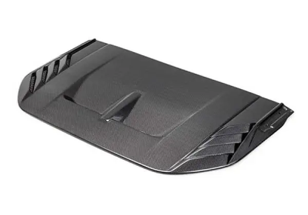 Ford Racing 22-24 Ford Bronco Raptor Carbon Fiber Hood Vent - Gloss Finish image 2