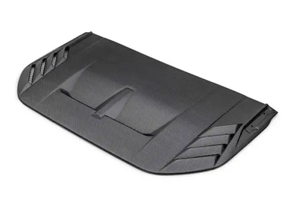 Ford Racing 22-24 Ford Bronco Raptor Carbon Fiber Hood Vent - Matte Finish image 2