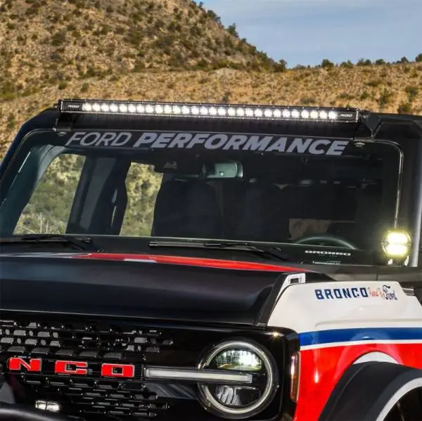 Ford Racing Ford Performance Bronco Windshield Banner - Silver image 3