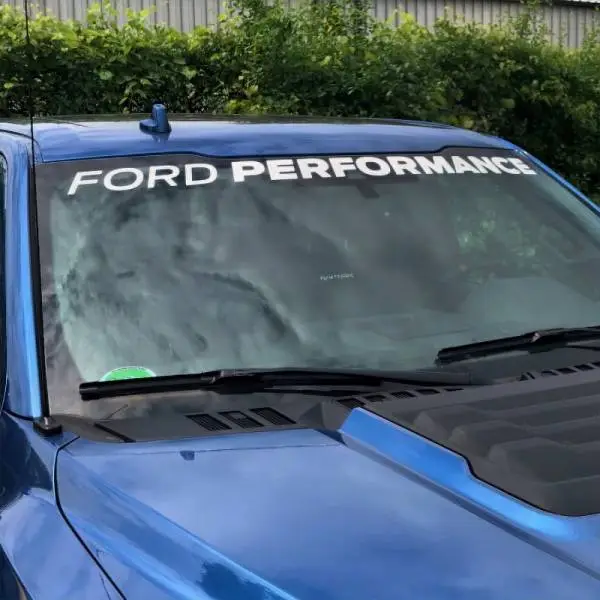Ford Racing 2009-2018 F-150 (Incl Raptor) Ford Performance Windshield Banner image 2