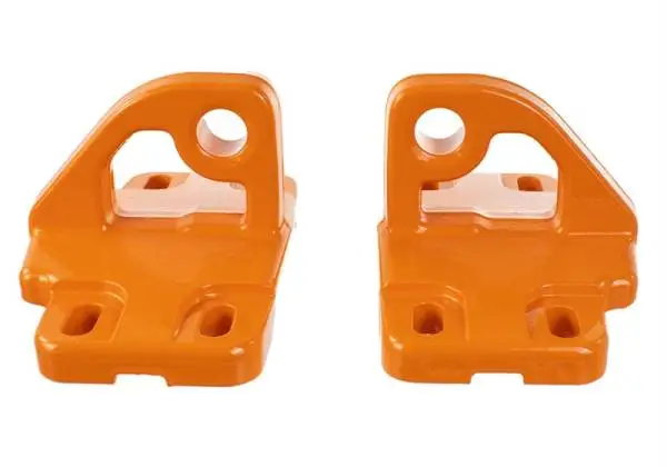 Ford Racing 2021+ Bronco Front Bumper Tow Hooks - Orange (Pair) image 2