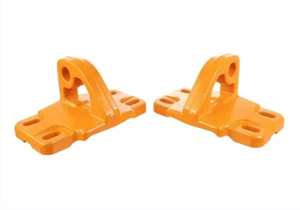 Ford Racing 2021+ Bronco Front Bumper Tow Hooks - Orange (Pair) image 14