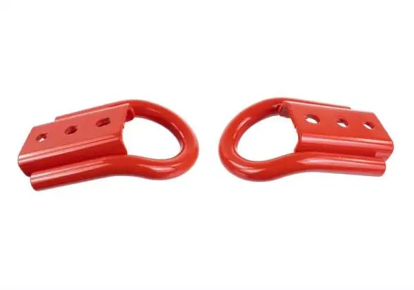Ford Racing 21-23 Bronco Rear Tow Hook Pair - Red image 2