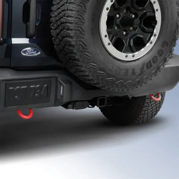 Ford Racing 21-23 Bronco Rear Tow Hook Pair - Red image 4