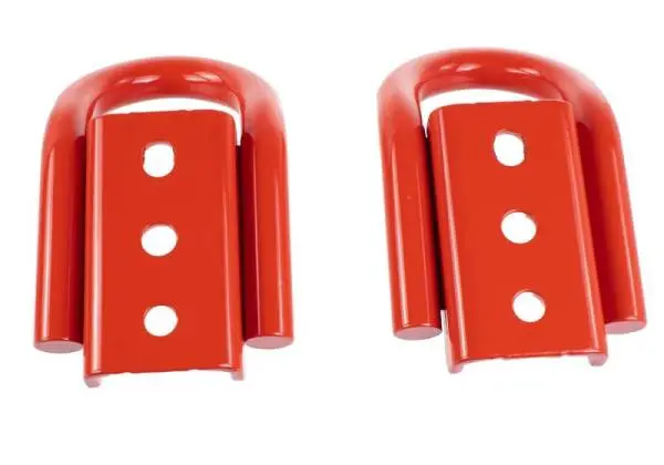 Ford Racing 21-23 Bronco Rear Tow Hook Pair - Red image 5
