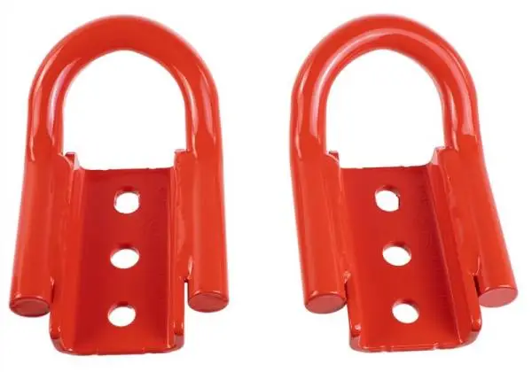 Ford Racing 21-23 Bronco Rear Tow Hook Pair - Red image 8
