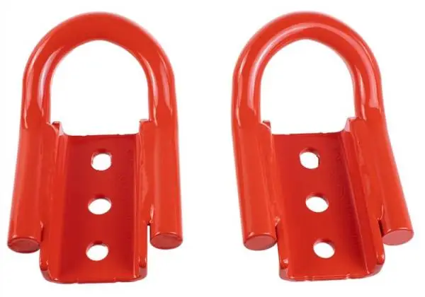 Ford Racing 21-23 Bronco Rear Tow Hook Pair - Red image 14