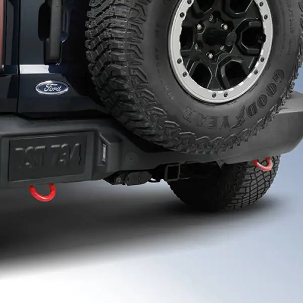 Ford Racing 21-23 Bronco Rear Tow Hook Pair - Red image 17
