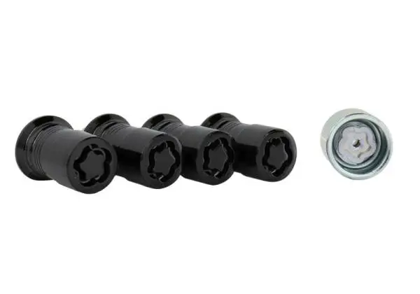 Ford Racing M14 x 1.5 Black Security Lug Nut Kit - Set of 4 image 2