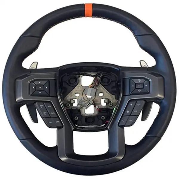 Ford Racing 2015-2017 F-150 Raptor Performance Steering Wheel Kit - Orange Sightline image 2