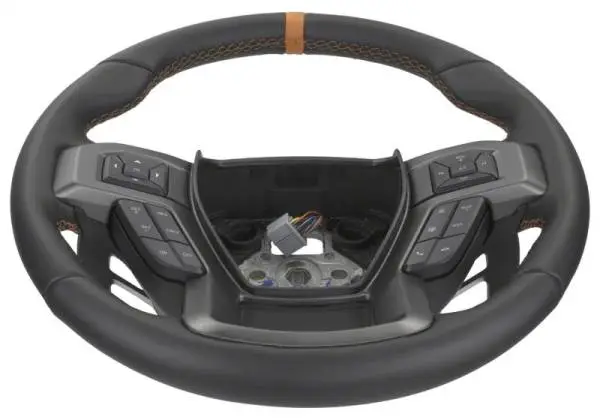 Ford Racing 2015-2017 F-150 Raptor Performance Steering Wheel Kit - Orange Sightline image 3