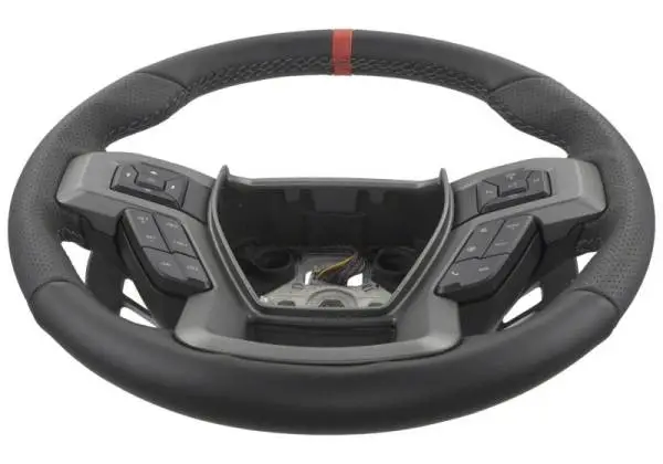 Ford Racing 15-18 F-150 Raptor Performance Steering Wheel Kit - Red Sightline image 3