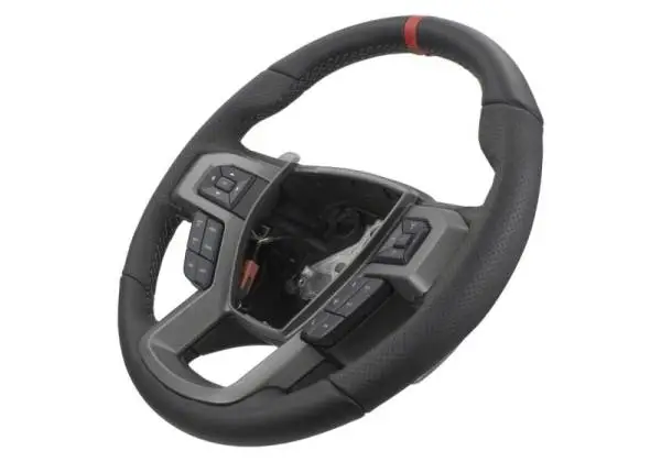 Ford Racing 15-18 F-150 Raptor Performance Steering Wheel Kit - Red Sightline image 5