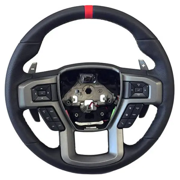 Ford Racing 15-18 F-150 Raptor Performance Steering Wheel Kit - Red Sightline image 17