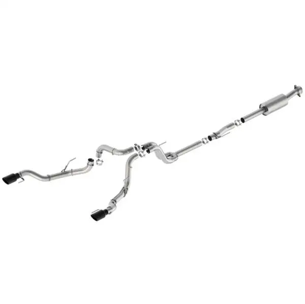 Ford Racing 21-24 F-150 Extreme Bumper Exit Exhaust - Black Tips image 2
