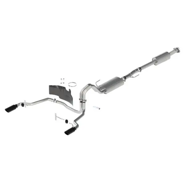 Ford Racing 21-24 F-150 Touring Rear Exit Exhaust - Black Tips image 2