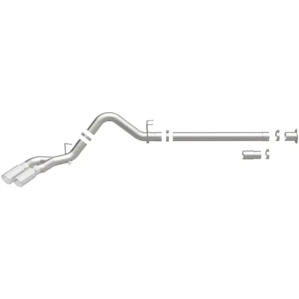 MagnaFlow 08-17 Ford F-250/F-350/F-450 4.6L/6.7 DPF-Back SS 4in Dual Single Passenger Side Rear Exit image 5