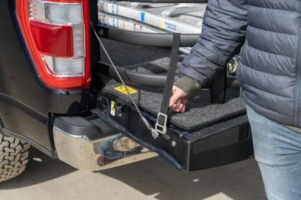 AMP Research 04-22 Ford F-150 Bedxtender HD Sport - Black (Optional No-Drill Brkt 74602-01A) image 5