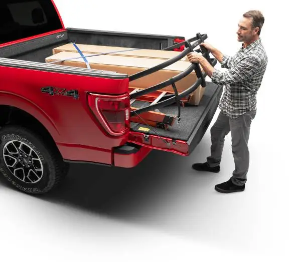 AMP Research 04-22 Ford F-150 (Excl. 04 Heritage) / 07-21 Toyota Tundra Bedxtender HD Max - Black image 15