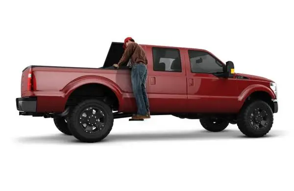 AMP Research 1999-2016 Ford F-250/350 All Beds BedStep2 - Black image 4