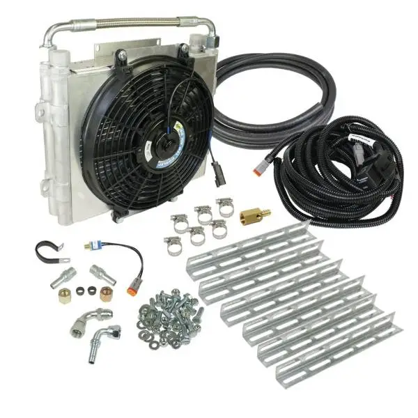 BD Diesel Xtrude Double Stacked Transmission Cooler Kit - Universal 5/8in Tubing
