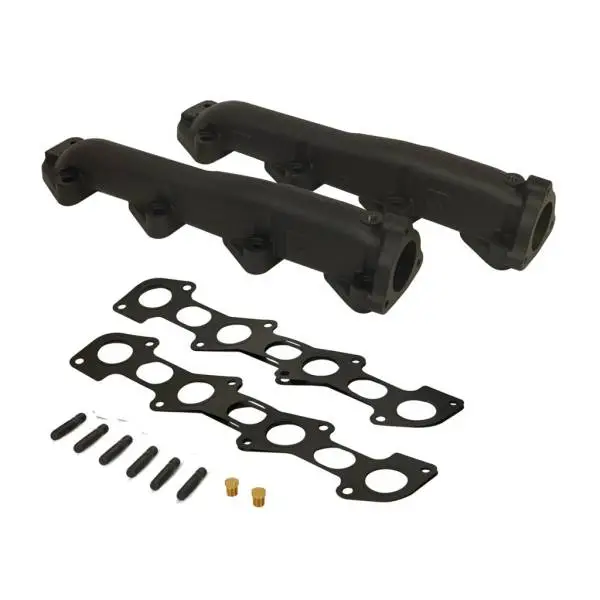 BD Diesel 08-10 Ford F-250/F-350/F-450/F-550 Powerstroke 6.4L Up Pipes Kit w/Manifold Set image 2