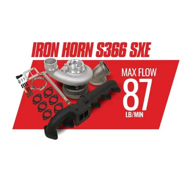 BD Diesel Iron Horn 5.9L Turbo Kit S366SXE/80 1.00AR Dodge 03-07 image 3
